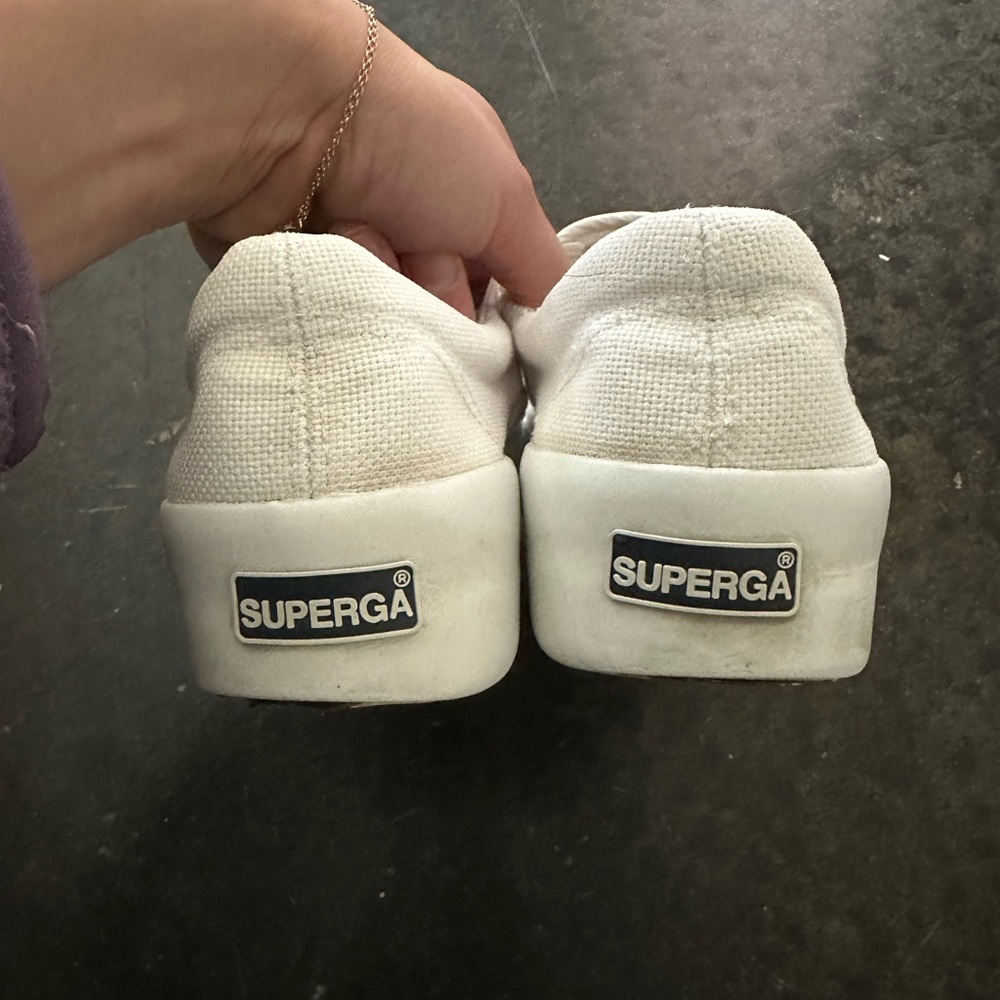 2740 Platform Slip-on Sneakers - White